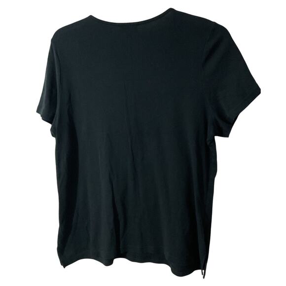 Essentials 0X Embroidered Neckline Top Layer Look - Picture 5 of 6